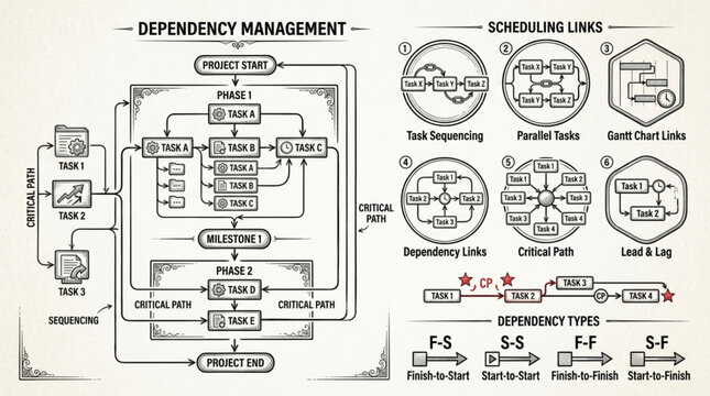 Dependability management system technical diagram.
