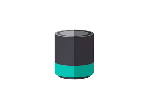Smart Home Wireless Speaker Voice Assistant Vector Icon
