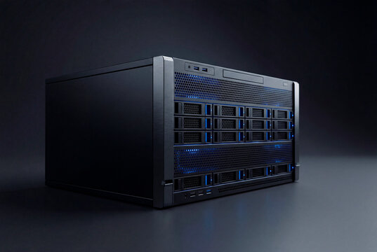 Enterprise 3D rack server with high performance storage bays
