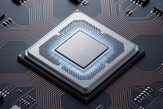 Advanced 3D computer processor on electronic circuit board