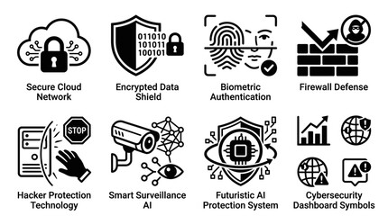 Cyber Security Icons Set. © Hardi Kobra