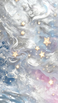 Gilded Starry Ocean Wave Fluid Texture Background Set Vertical Marbling Pattern Decor product mockup photo E-commerce marketing poster Background shooting scene