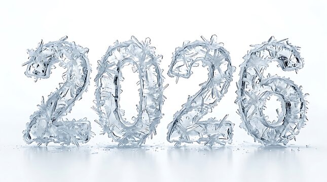 Crystal dragon numbers for new year.