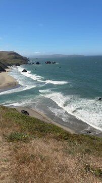Estero Americano, a tidal estuary dividing Sonoma and Marin counties in California, and part of the Estero Americano Coastal Preserve.