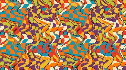 Fototapeta premium seamless pattern with colorful stripes