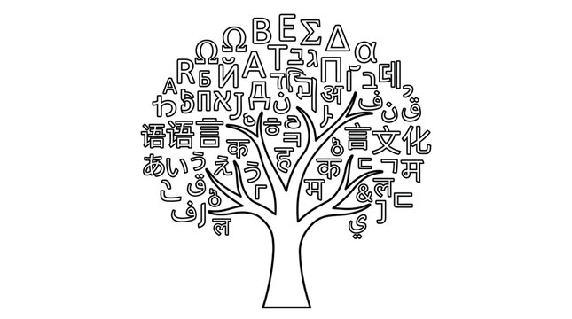 Tree of Languages Concept with Global Letters and Characters