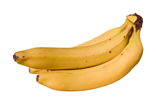 R&eacute;gime de bananes jaunes sous le soleil direct d&eacute;tour&eacute; sur fond transparent PNG
