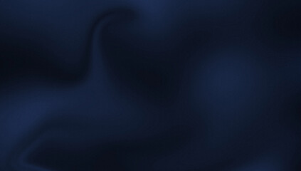 Dark blue fabric texture with smooth folds and creases © HAPPY