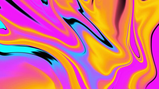 Animation Marble Liquid Abstract Background