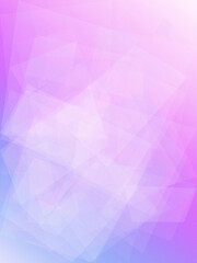 Obraz premium Soft purple and pink abstract geometric background with blurred facets and gentle gradients, ideal for website banners, presentations, or creative copy with space.