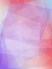 Fototapeta premium Pastel polygon abstract background in soft pink and purple, featuring geometric facets and gentle gradients, ideal for branding, invitations, and modern tech layouts.