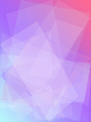 Obraz premium Abstract polygonal shapes in purple, pink, and blue create a soft modern backdrop, ideal for branding, website banners, and design layouts with copy space.