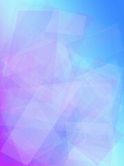 Fototapeta premium Soft polygonal abstract background with blue and purple gradient, dreamy bokeh-like facets, and ample copy space for tech, design, or marketing banners.