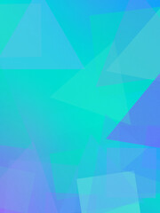 Obraz premium Abstract geometric low-poly background with blue and teal facets, creating a calm modern mood for technology, design, and web banner layouts.
