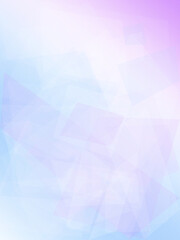 Obraz premium Soft pastel geometric shapes create a calming blue and lavender gradient backdrop, ideal for designs, marketing, and presentations with copy space.