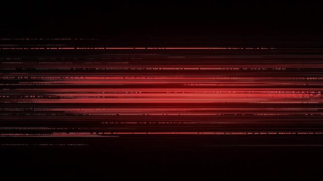 Red horizontal lines on black background
