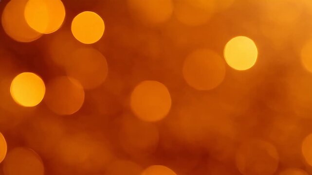 Abstract orange bokeh light pattern