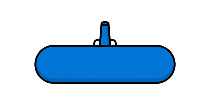 Machine oiler in blue for precise lubrication