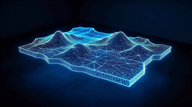 Digital Mountain Landscape
