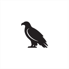 Fototapeta premium Black Pigeon Silhouette Perched on Branch Vector Illustration Isolated on White Background Wildlife Bird Design Icon