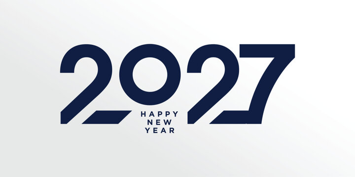 2027 logo design element with modern style idea