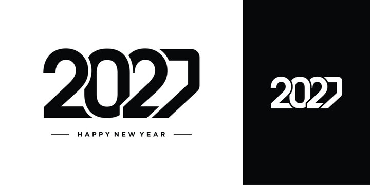 2027 logo design element with modern style idea