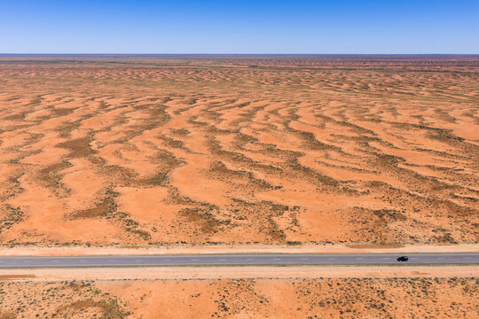 Menindee Road. Desert country. Outback New South Wales. Australia.