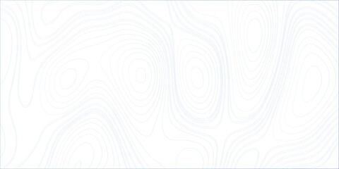 Vector white wave line geography landscape Topo contour map on white background. Geographic mountain relief diagram line wave carve pattern. Topographic world map contour lines backdrop. © Karishma