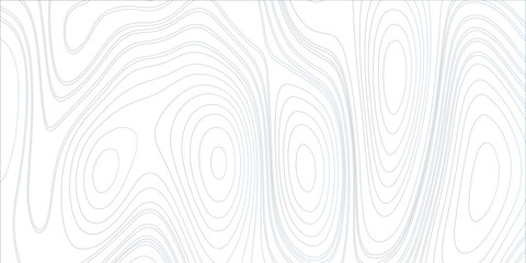 Vector white wave line geography landscape Topo contour map on white background. Geographic mountain relief diagram line wave carve pattern. Topographic world map contour lines backdrop. © Karishma