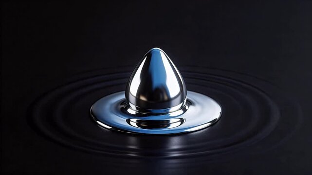 Metal spike in liquid metal