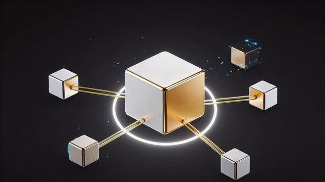 Connected cubes in a network