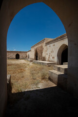 Fototapeta premium Historic Han El Barur Caravanserai Near Harran in Sanliurfa, Turkey