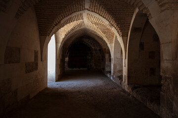 Fototapeta premium Historic Han El Barur Caravanserai Near Harran in Sanliurfa, Turkey