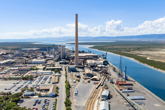 A lead smelter. Port Pirie. South Australia.