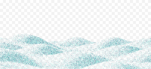 Snow or sand in gradient noise style. Stochastic grainy vector background. © Максим