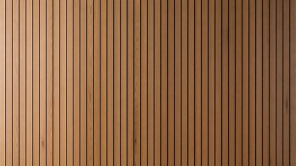 Fototapeta premium Vertical wood planks line the surface evenly. Natural grain and warm tones define the texture. Ideal for interior design or rustic background use. Subtle depth adds visual interest without distraction