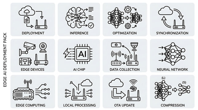 The RJ_8IAK3O_VF illustration showcases various technology and science concepts through multiple icons.