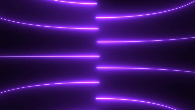 Animated Cyberpunk Pink and Blue Neon Laser Lines Background Loop