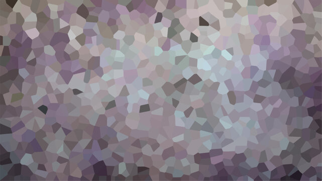 Abstract Grey Mosaic Polygon Background with Blue Accents.