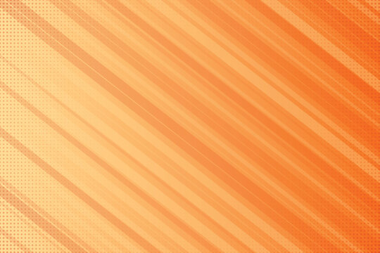 Diagonal halftone gradient in warm orange tones