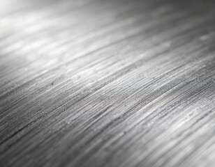 Fototapeta premium Abstract metallic background with cross-hatched silver surface and soft blurred depth