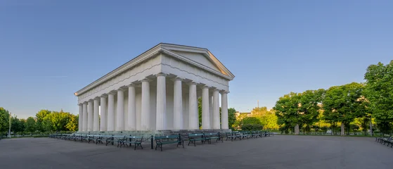 Theseus Temple at Dawn in the Volksgarten Park on the Ringstrasse - Vienna, Austria © tichr