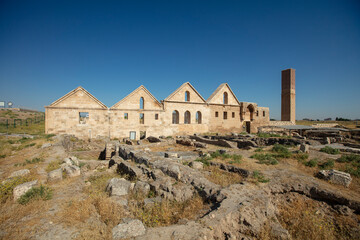 Fototapeta premium Historic Great Mosque of Harran and Ancient Ruins in Sanliurfa, Turkey