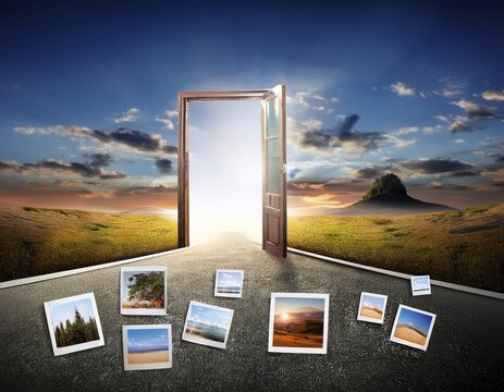 The meaning of life. Concept of Positive Mind Concept. Enjoying Life Concept, AI generated