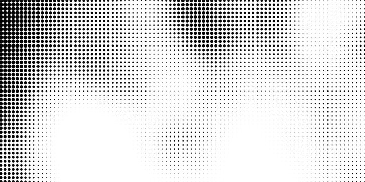 Abstract halftone dotted background. Monochrome pattern with dot and circles.  Vector modern pop art texture for posters  sites  business cards  cover postcards  interior design  labels  stickers.
