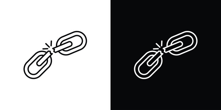 Weakness icon line vector collection