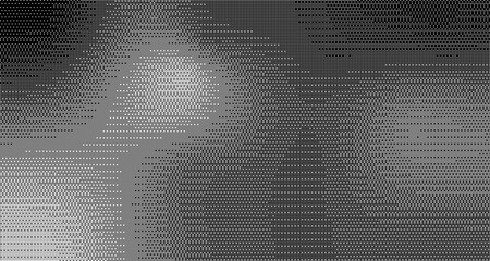 Colorful Bitmap Pattern with Pixel Grid Texture, Vintage Digital Display Effect and Creative Abstract Technology Background. © VECTOR CRAFT