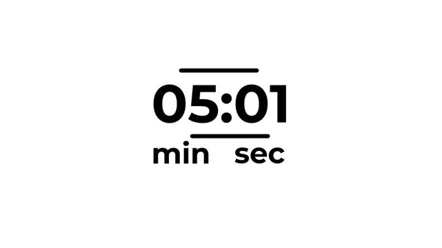 Digital Timer 42 minutes Displays Showing Duration Countdowns in Clean Minimalist Design