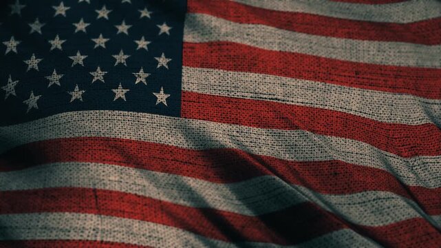 The American flag waves proudly in an endless seamless loop. Full screen 4K motion, no distractions &ndash; just pure patriotic energy and timeless symbolism.