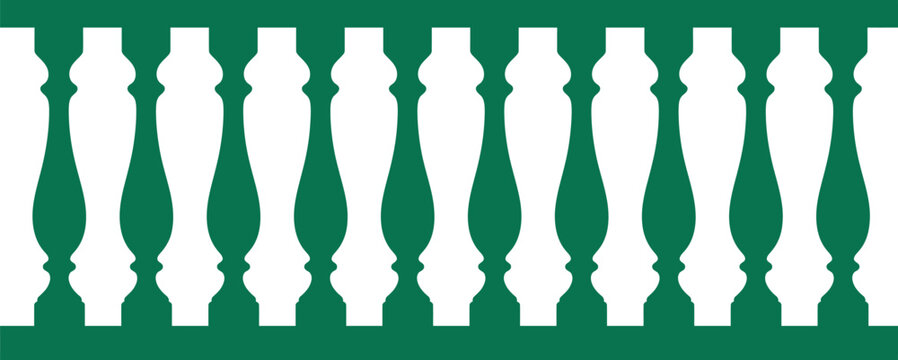 Green balustrade design